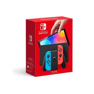 Nintendo Switch OLED - Neon Blue/Red
